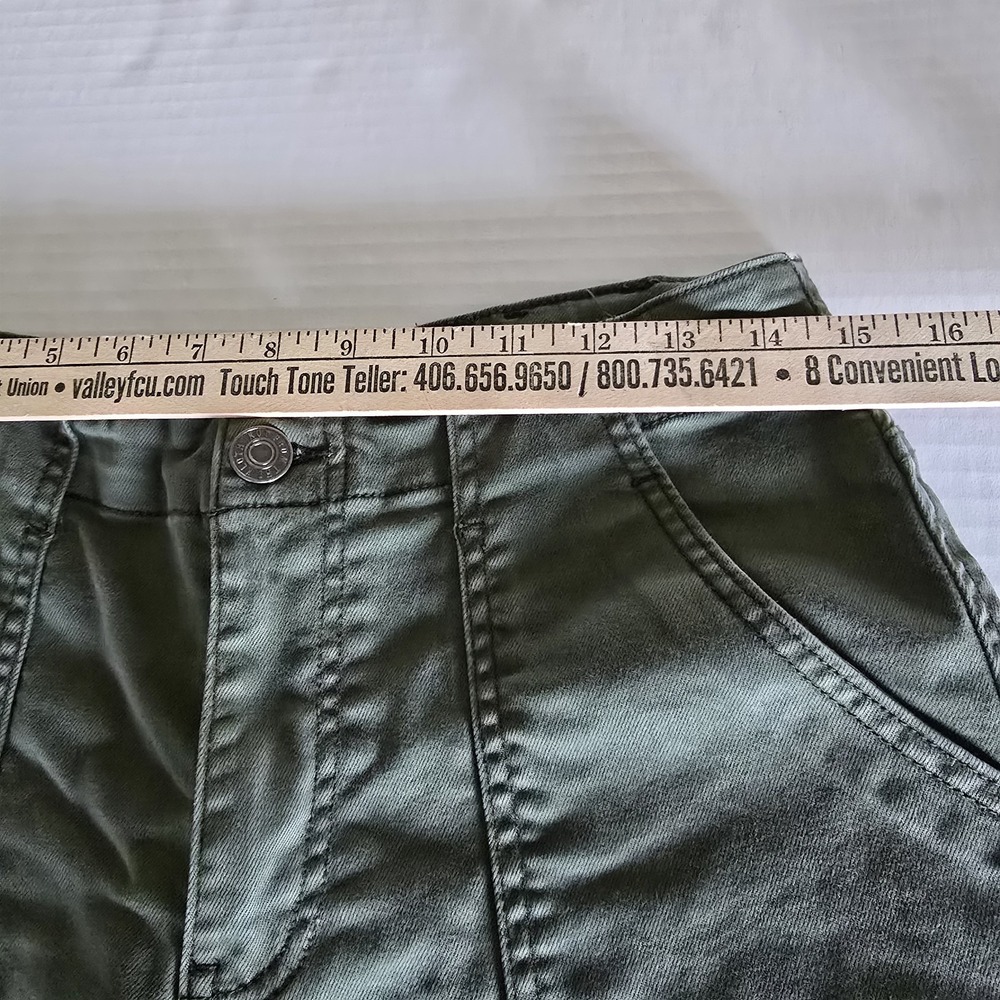 KUT FROM THE KLOTH Jane High Rise Shorts Women's Size 6 Olive RN#58539 - Picture 4 of 7